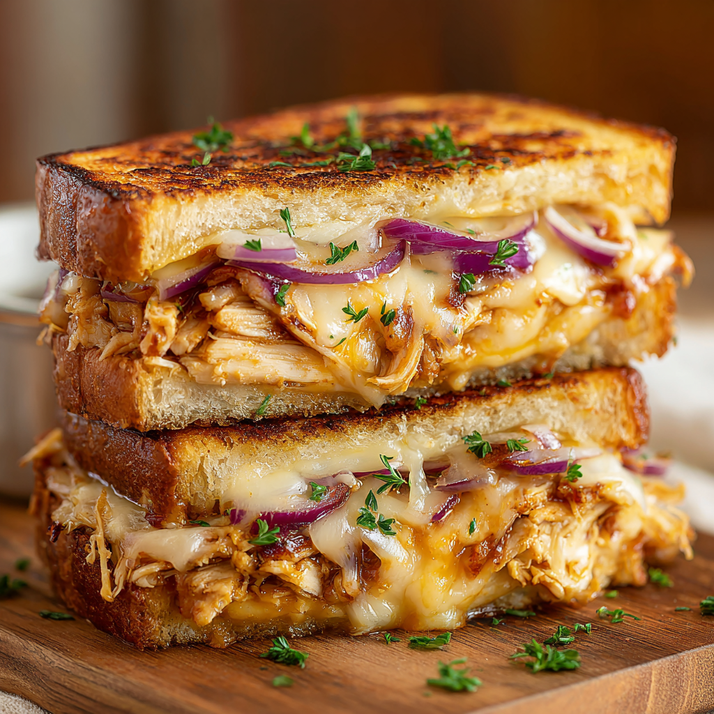 The Ultimate Comfort Food Mashup: Mastering the BBQ Chicken Grilled Cheese Sandwich