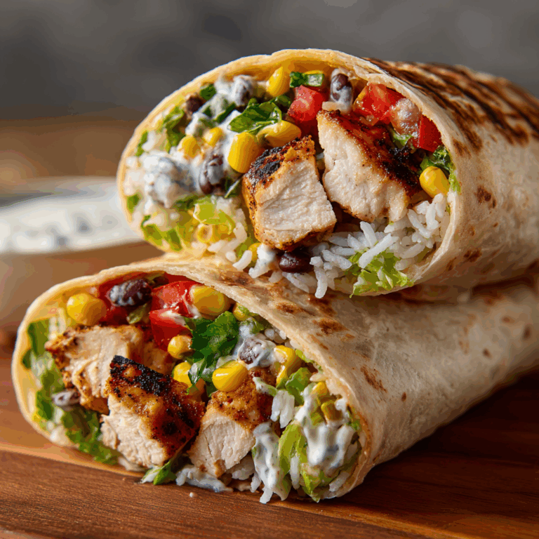 The Ultimate Chipotle Ranch Grilled Chicken Burrito: A Flavor Explosion in Every Bite