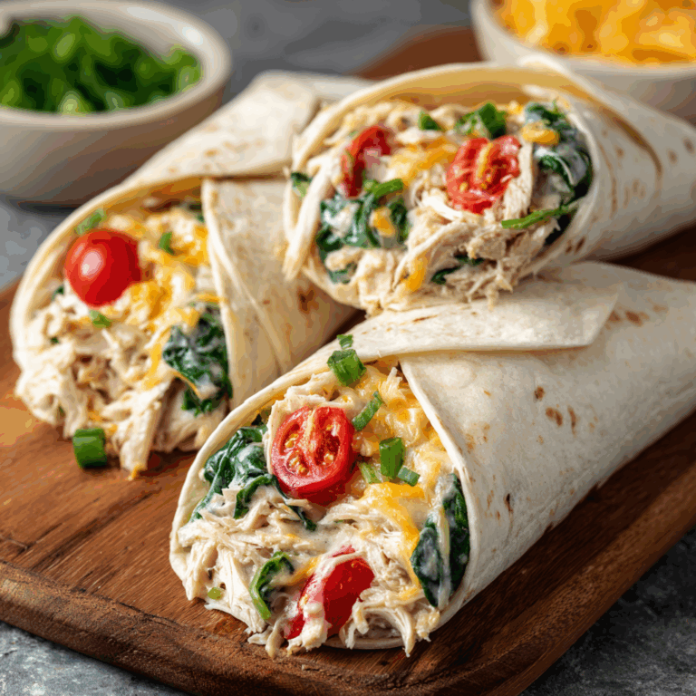 The Ultimate Cheesy Garlic Chicken Wraps Recipe That Everyone Loves