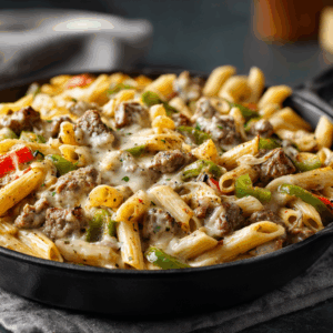 Read more about the article Philly Cheesesteak Pasta: The Ultimate Comfort Food Fusion You Need to Make Tonight