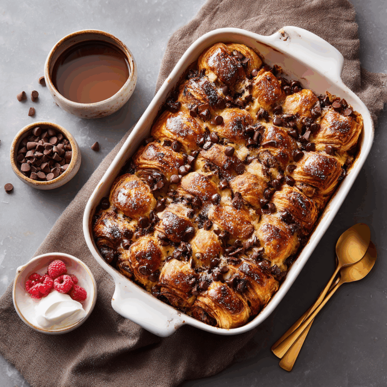 The Ultimate Decadent Chocolate Croissant Breakfast Bake: A Brunch Game-Changer
