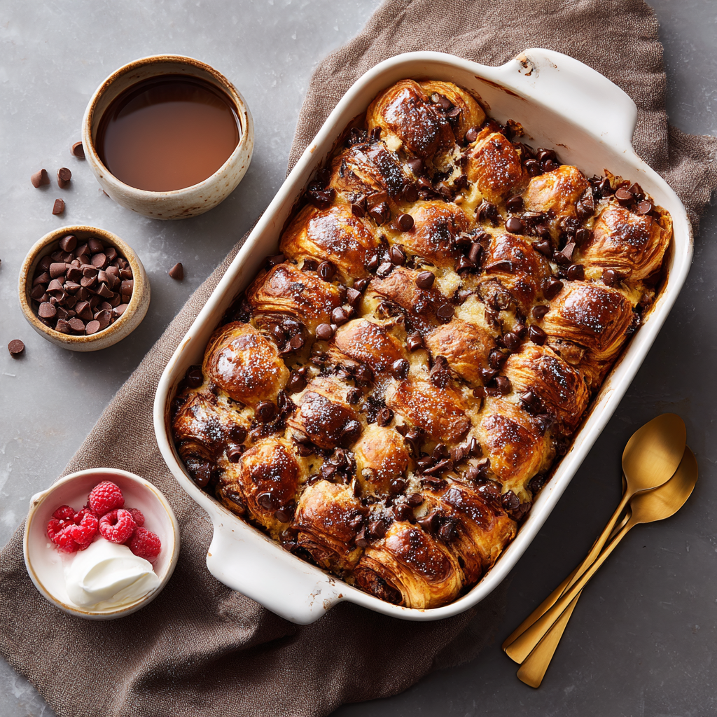 The Ultimate Decadent Chocolate Croissant Breakfast Bake: A Brunch Game-Changer