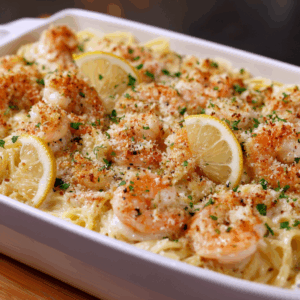 Read more about the article Shrimp Scampi Pasta Bake: The Ultimate Comfort Food Upgrade