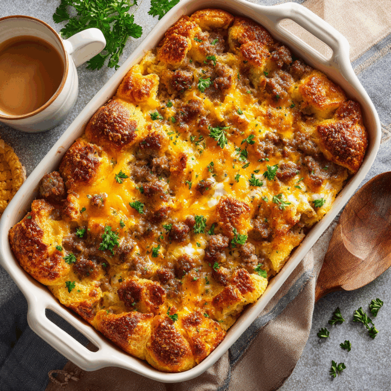 The Ultimate Breakfast Sausage Casserole: Your New Go-To for Effortless Feeds