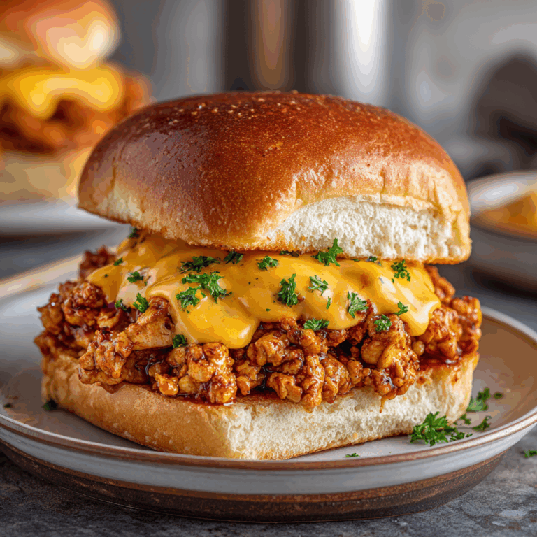 Cajun Chicken Sloppy Joes with Creamy Cheese Sauce: A Flavor Revolution for Weeknight Dinner