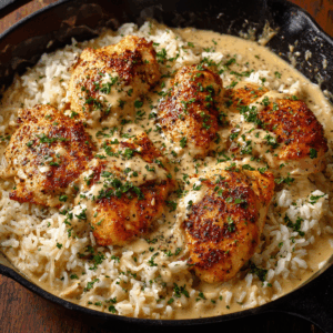 Read more about the article Unveiling the Ultimate Comfort Food: The Best Smothered Chicken and Rice Recipe