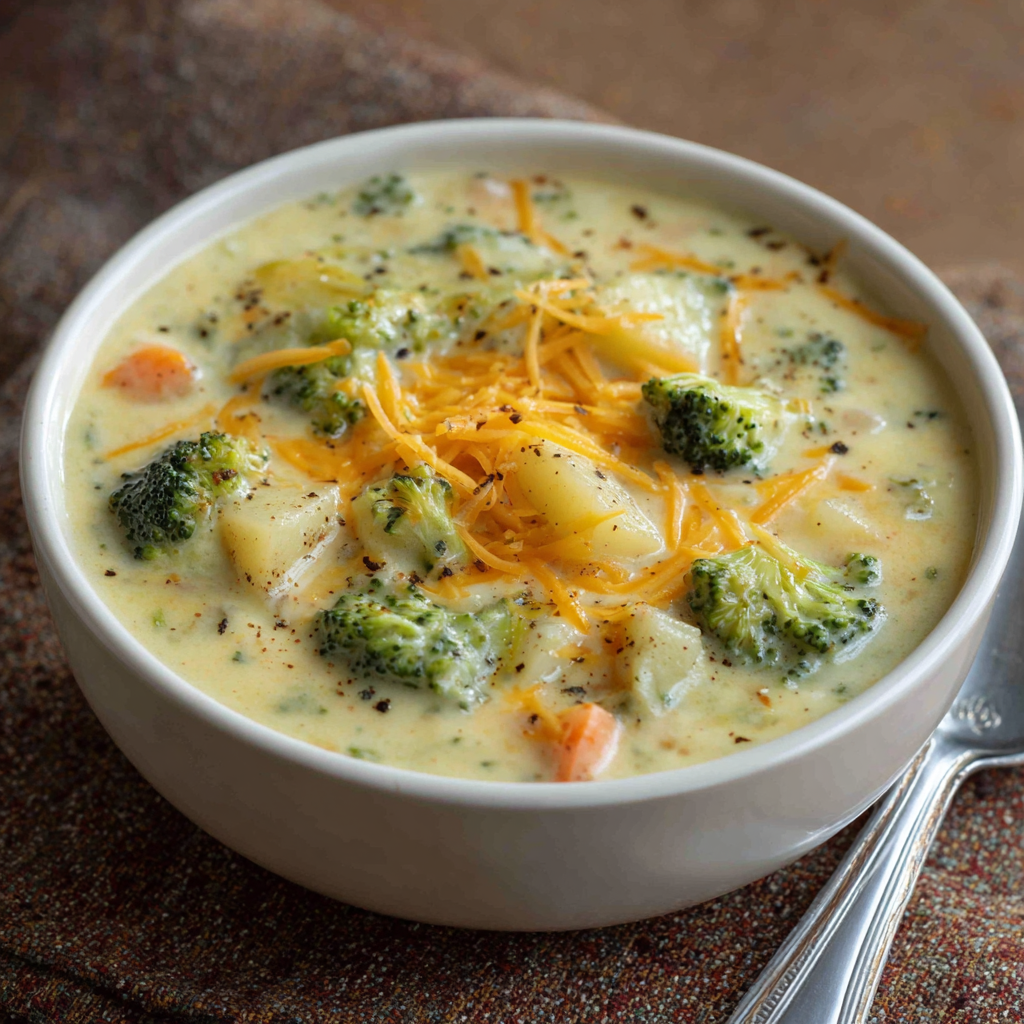 The Ultimate Comfort in a Bowl: Our Hearty Broccoli Potato Cheese Soup Recipe