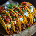 Crispy Ground Beef Tacos.