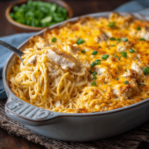 Read more about the article A Love Letter to Comfort: Mastering the Spicy Southern Cheesy Chicken Spaghetti Casserole