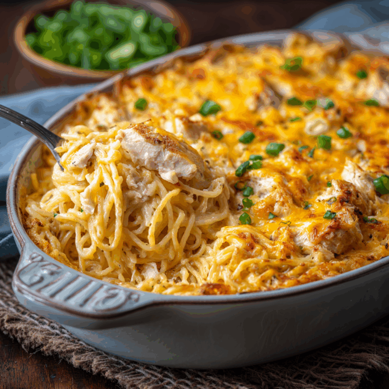 A Love Letter to Comfort: Mastering the Spicy Southern Cheesy Chicken Spaghetti Casserole