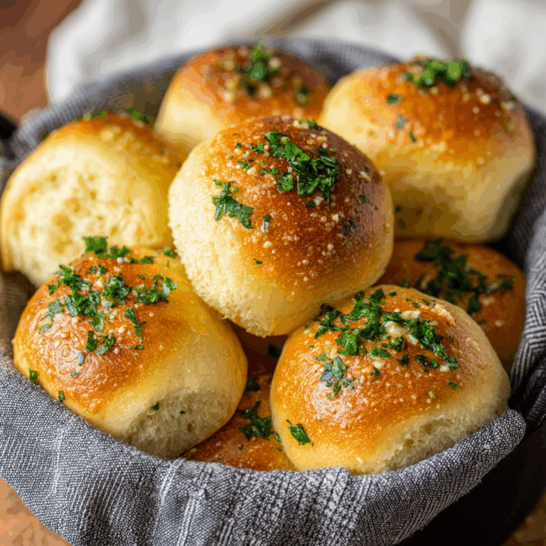 Homemade Garlic Bread Rolls