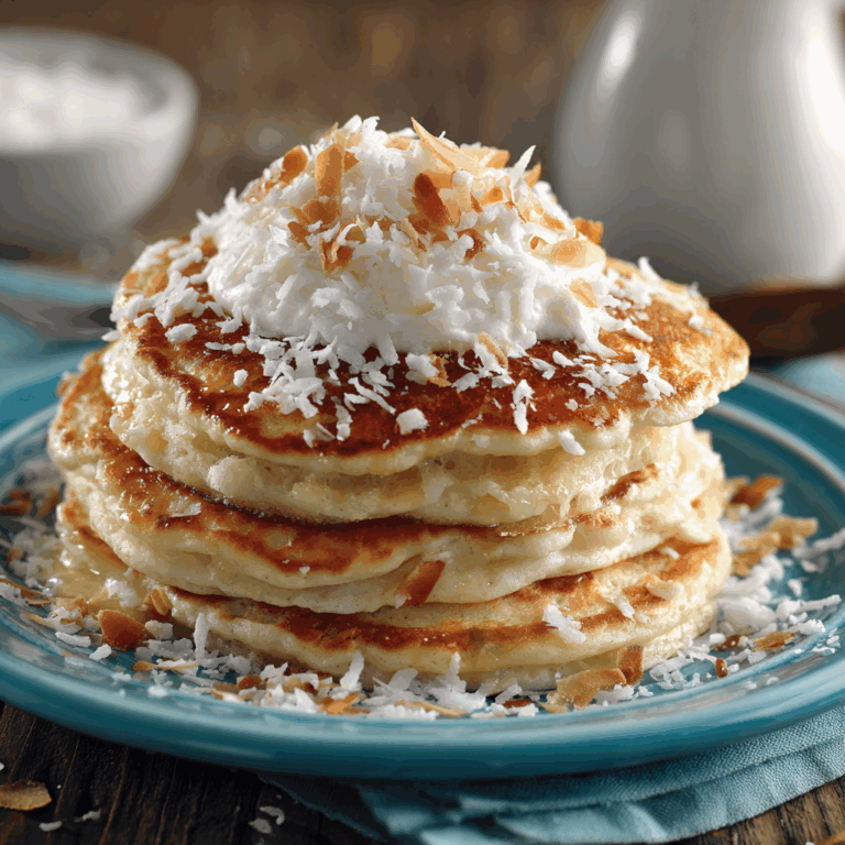 Coconut Cream Pancakes