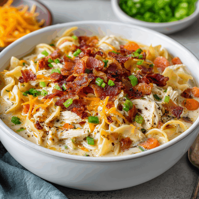 Crack Chicken Noodle Soup