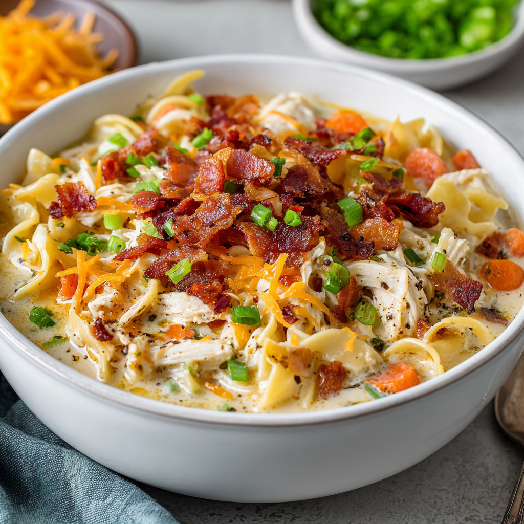 Crack Chicken Noodle Soup