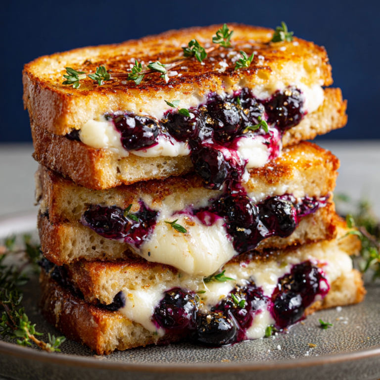 The Ultimate Blueberry Lemon Thyme Grilled Cheese: A Gourmet Twist on a Classic Comfort Food
