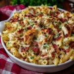 Chicken Bacon Ranch Pasta Bake