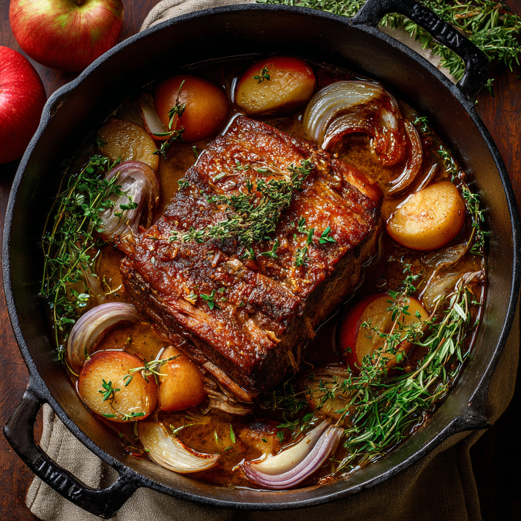 You are currently viewing Apple Cider Braised Pork Shoulder (Cozy One-Pot Fall & Winter Dinner)