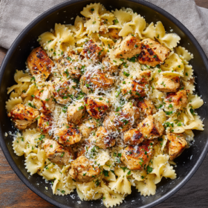 Read more about the article The Ultimate Comfort Food: Mastering Garlic Butter Chicken Bites with Creamy Parmesan Pasta