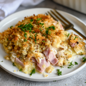 Read more about the article Chicken Cordon Bleu Casserole (Easy, Creamy Comfort Food Classic)