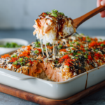 Spicy Salmon Sushi Bake (Easy & Shareable)