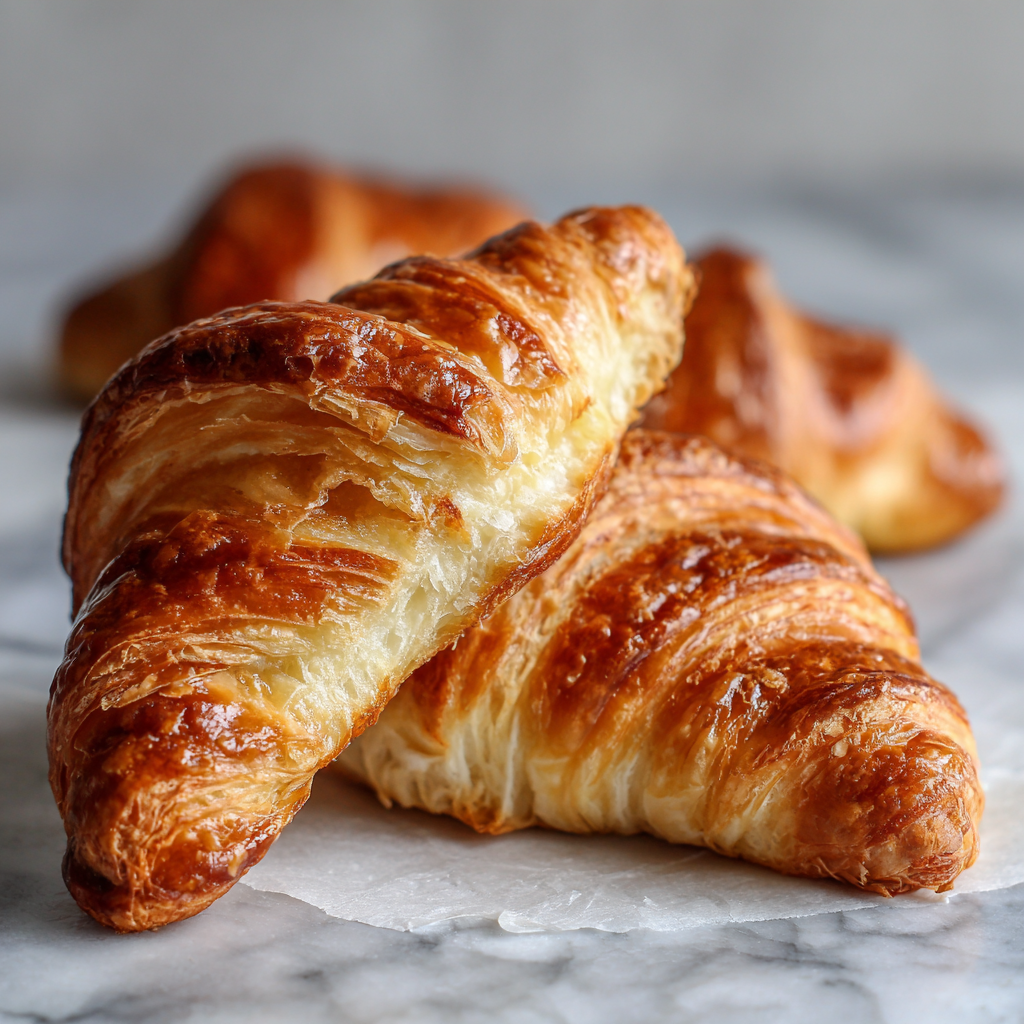 You are currently viewing Homemade Flaky Croissants