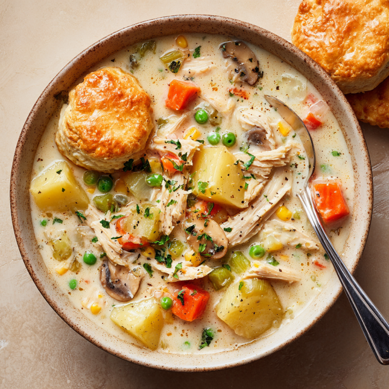 Chicken Pot Pie Soup Recipe