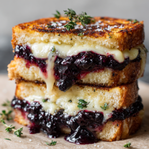 Read more about the article The Ultimate Gourmet Grilled Cheese: A Deep Dive into Blueberry Lemon Thyme Grilled Cheese