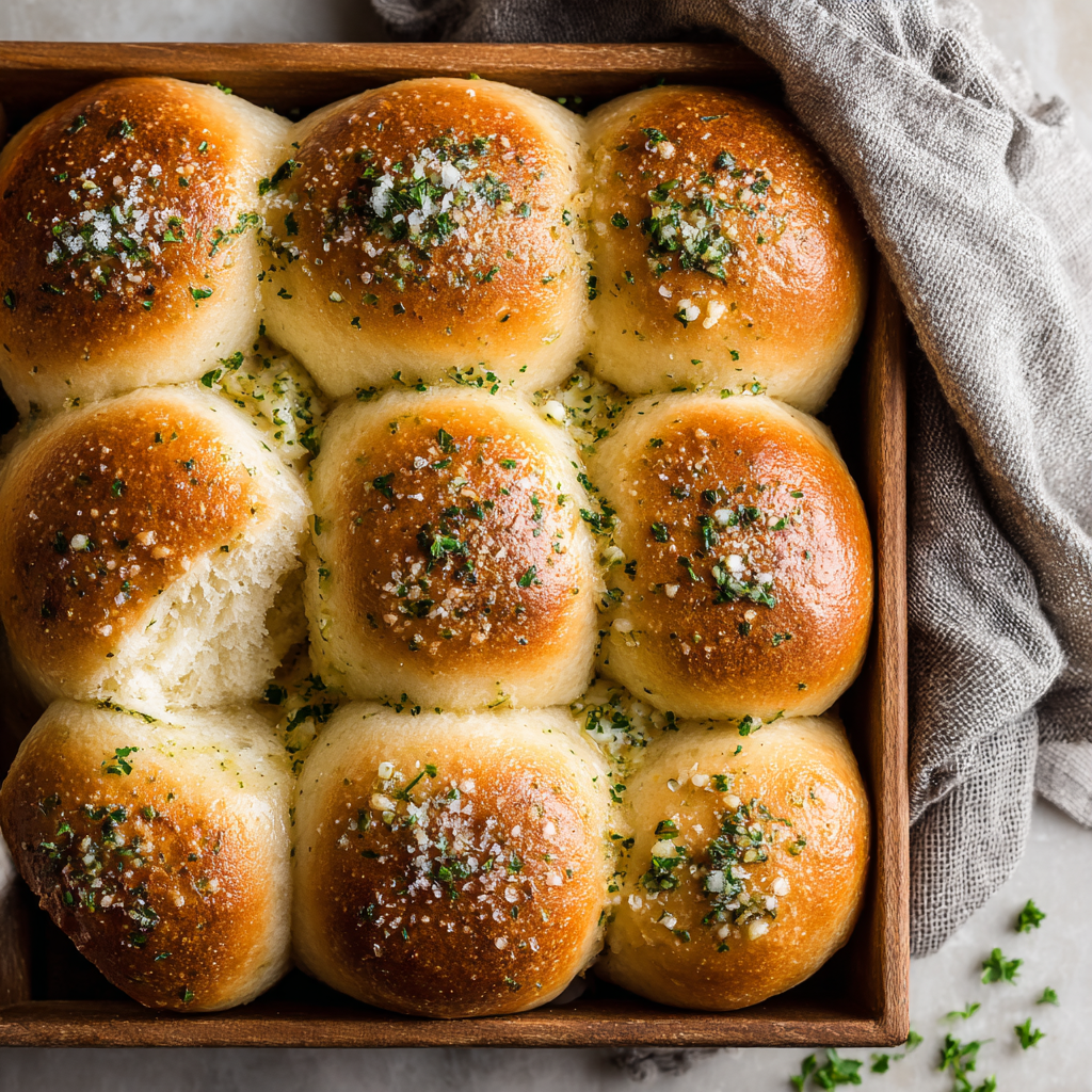 Garlic Bread Rolls (Soft, Fluffy & Packed With Garlic Flavor)