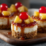 Mini Pineapple Upside-Down Cheesecakes