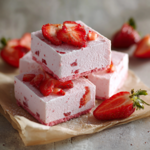 Read more about the article 3-Ingredient No-Bake Strawberry Cloud Cake