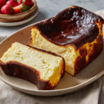 Indulgent Burnt Basque Cheesecake (Loaf Pan Version)