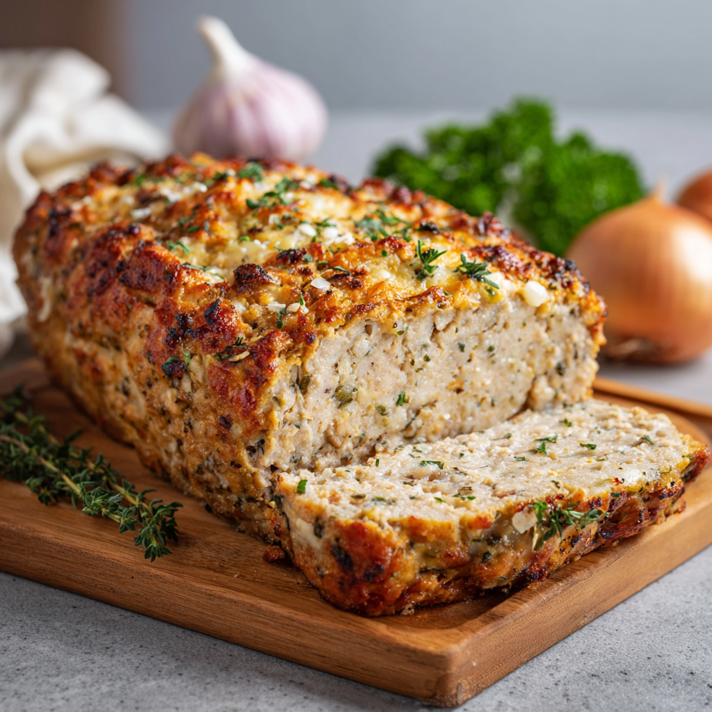 You are currently viewing Garlic Parmesan Chicken Meatloaf (Juicy, Flavor-Packed & Family-Friendly)