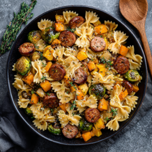 Read more about the article Autumn Sausage Pasta Squash