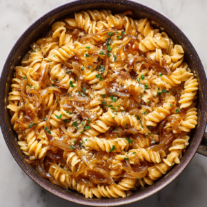 Read more about the article French Onion Pasta (One-Pot, No Cream)