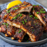 Crispy Air Fryer Ribs Without Barbecue Sauce