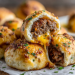 Irresistible Garlic Parmesan Cheeseburger Bombs: The Ultimate Comfort-Food Explosion