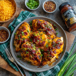 Read more about the article Cowboy BBQ Bacon Cheddar Chicken