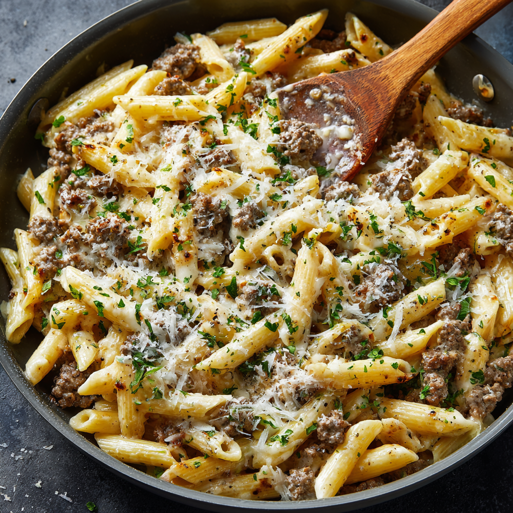 You are currently viewing Creamy Beef Pasta