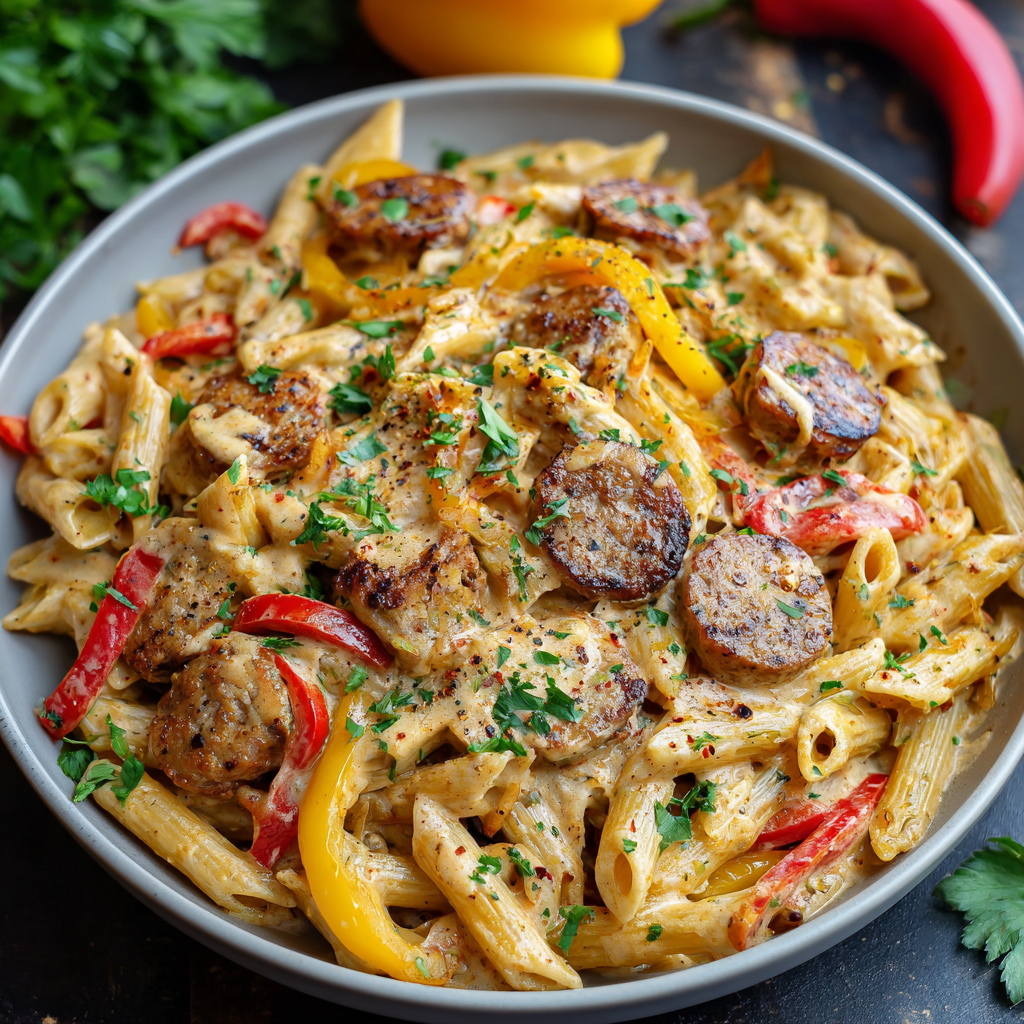 You are currently viewing Creamy Cajun Sausage Pasta