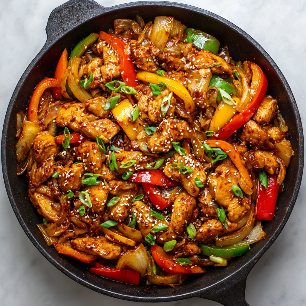 You are currently viewing Korean Spicy Chicken Stir Fry