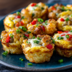 Mini Breakfast Omelets (Egg Muffins With a Tater Tot Crust)