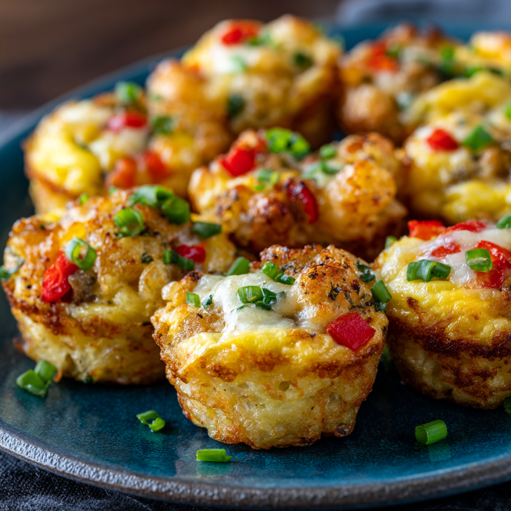 You are currently viewing Mini Breakfast Omelets (Egg Muffins With a Tater Tot Crust)
