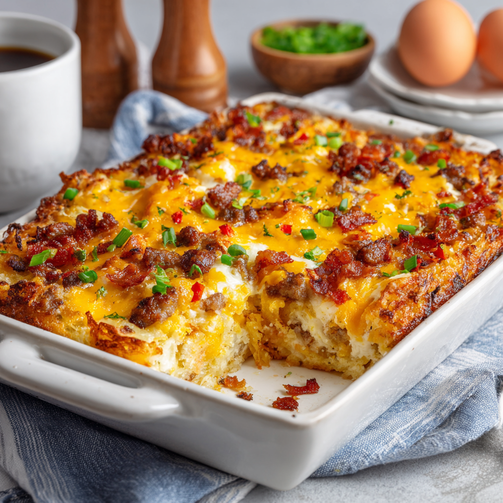 You are currently viewing Hash Brown Breakfast Casserole (The Ultimate Make-Ahead Crowd-Pleaser)