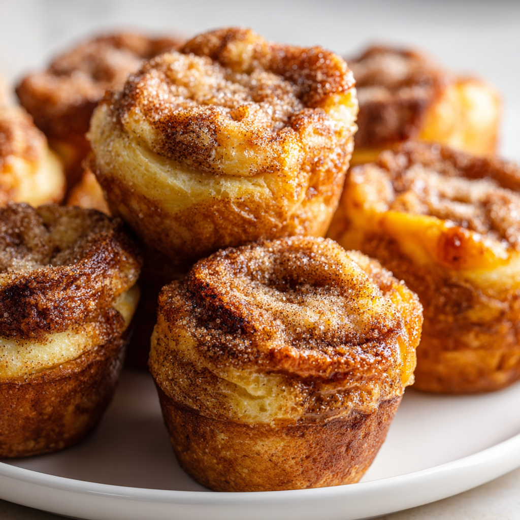 You are currently viewing Cinnamon Sugar French Toast Muffins (Brioche Muffin Cups)