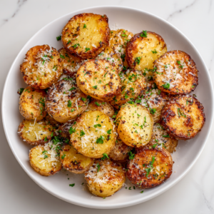 Read more about the article Air Fryer Baked Garlic Parmesan Potatoes: The Ultimate Crispy, Flavor-Packed Side Dish