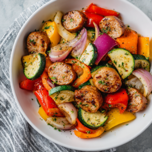 Read more about the article 10-Minute Air Fryer Chicken Sausage and Veggies: The Ultimate Quick, Healthy Dinner Guide