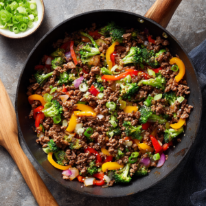 Read more about the article Teriyaki Ground Beef Stir-Fry RecipE: A Complete Guide to a Quick, Flavorful Weeknight Dinner