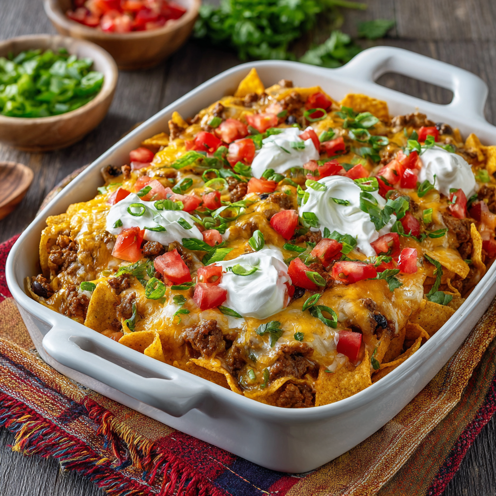 You are currently viewing Walking Taco Casserole: The Ultimate Comfort Food Mashup for Busy Families