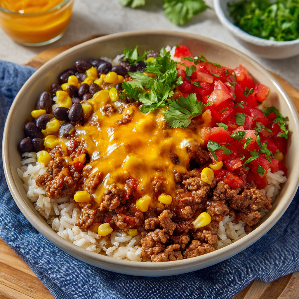You are currently viewing Quick & Hearty Ground Beef Burrito Bowl: A Flavor-Packed, Weeknight Dinner You’ll Make Again and Again
