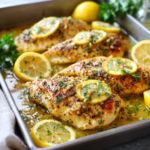 Baked Garlic Lemon Pepper Chicken